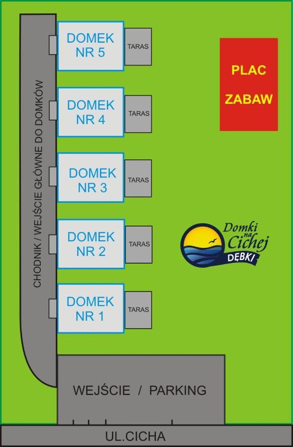 Domki Na Cichej Debki Dębki Exterior foto